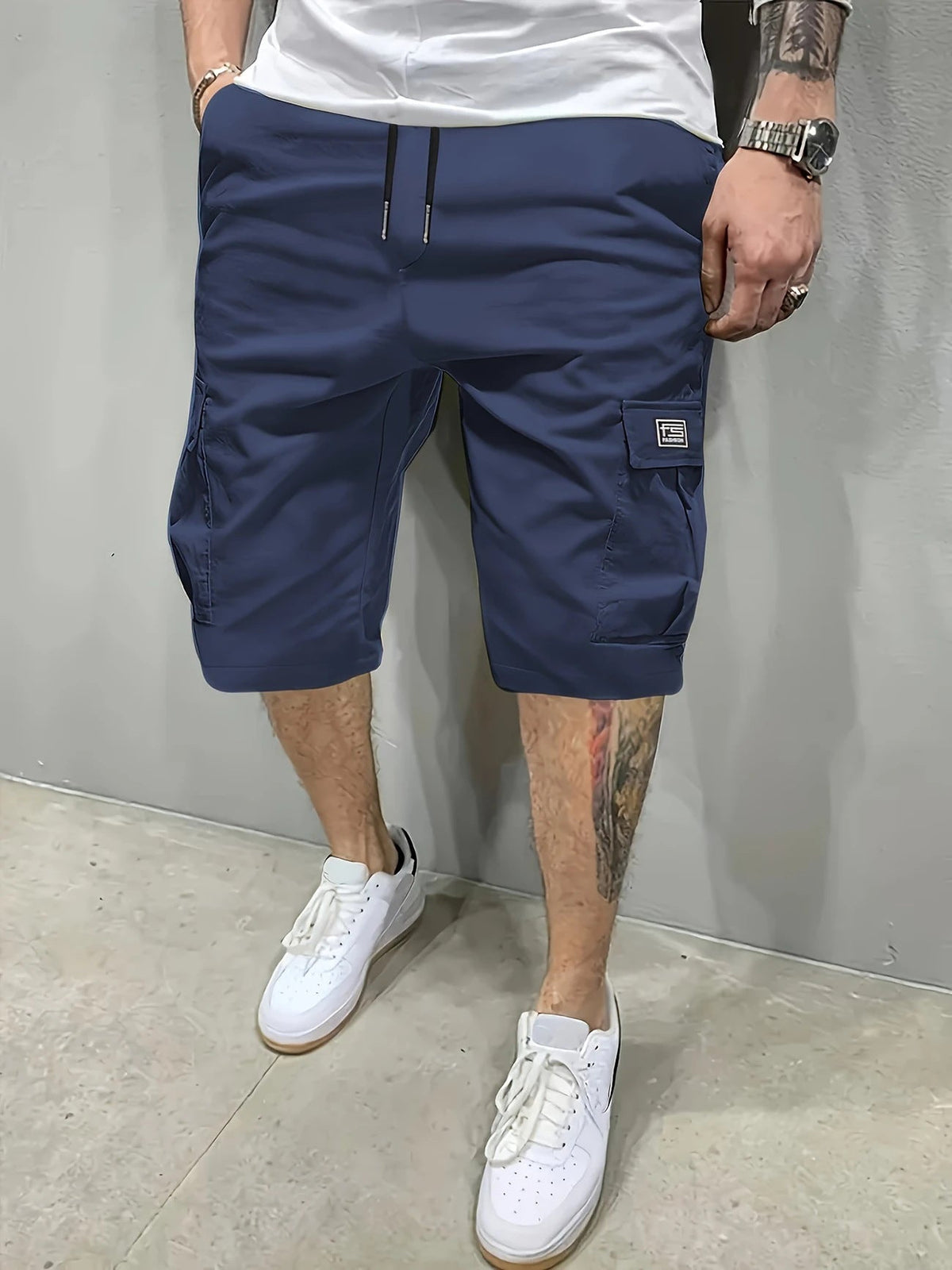 Bermudas Cargo Milo Vane - Azul marino